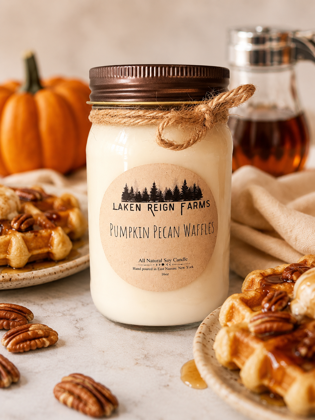Pumpkin Pecan Waffles 12oz